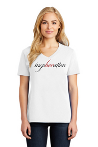Women's InspHERation® Core Cotton V-Neck, Short Sleeve T-Shirt