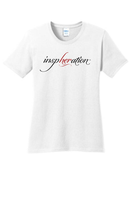 Women's White inspHERation™ Crew Neck, Short-Sleeve T-Shirt